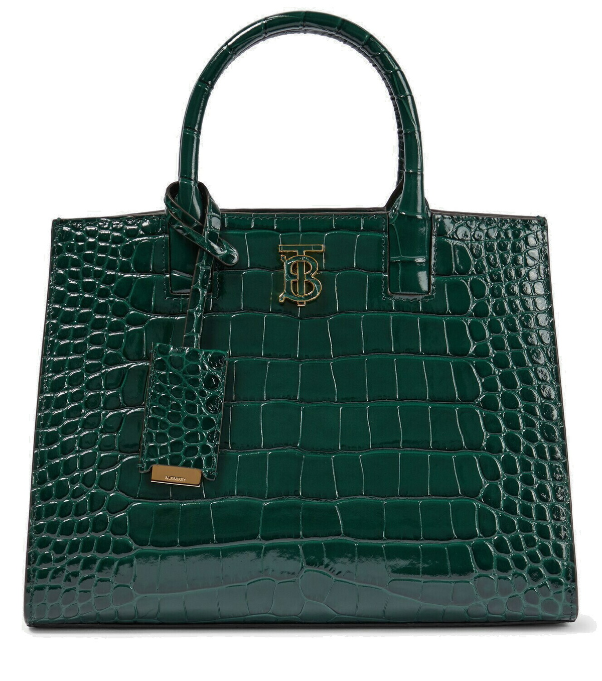 Burberry Frances Mini croc-effect leather tote bag Burberry