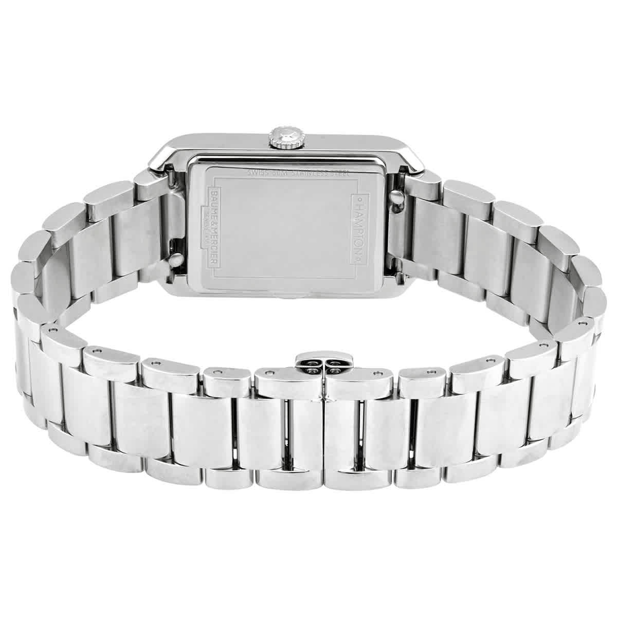 Baume et Mercier Hampton Quartz Blue Dial Ladies Watch 10476