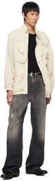 YOKE Beige Multi Pocket Jacket