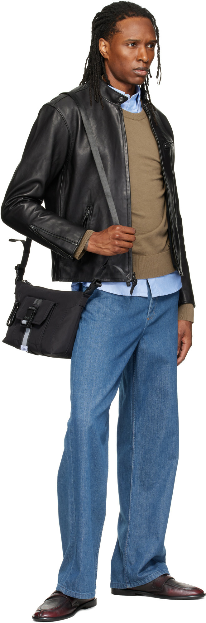 A.P.C. Black Trek Satchel