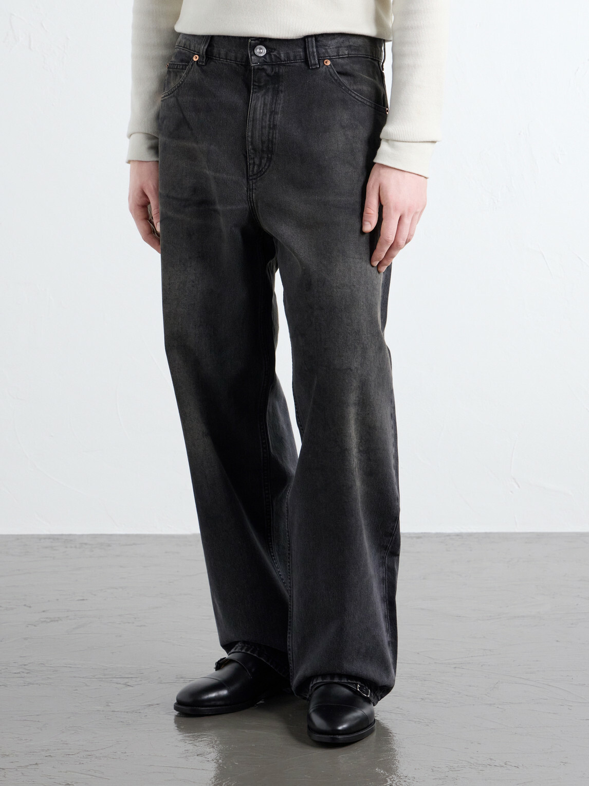 Our Legacy - Vast Cut Wide-Leg Jeans - Black