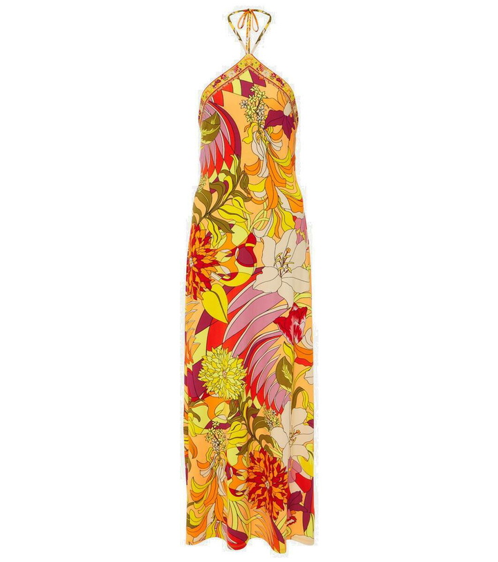 Photo: Camilla Embellished floral maxi dress