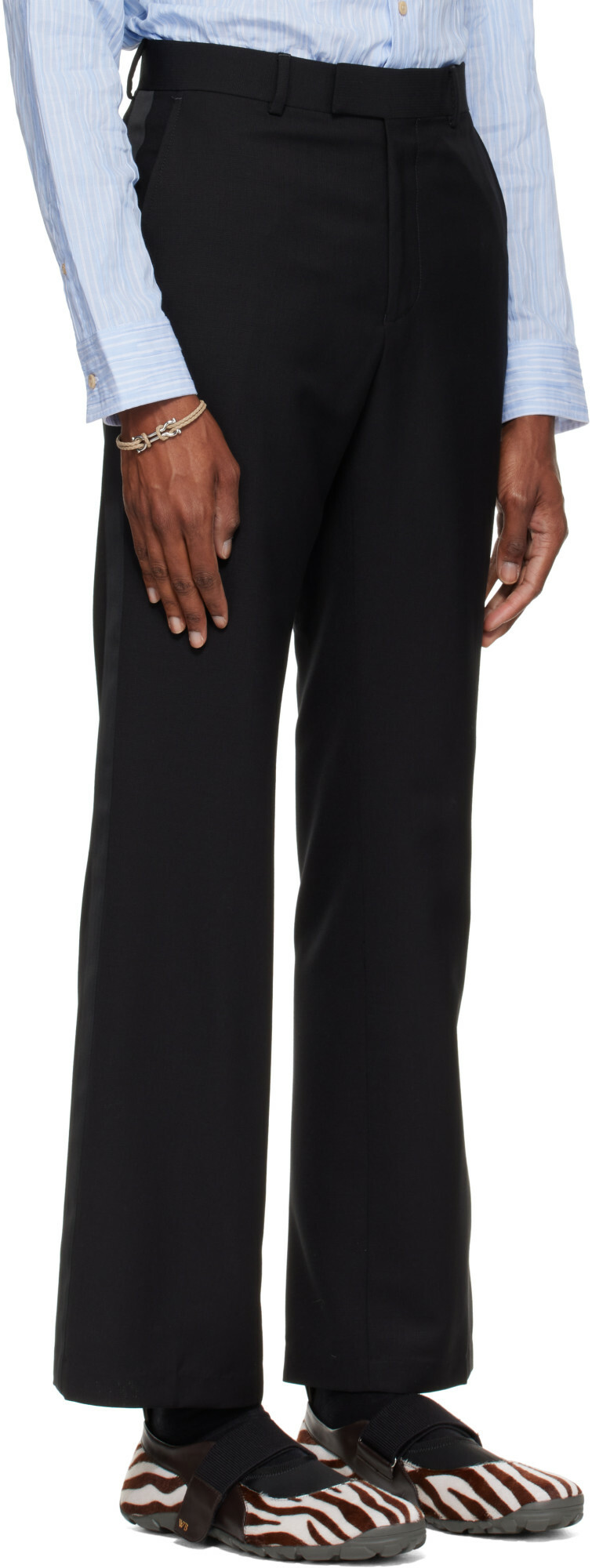 Wales Bonner Black Alto Trousers