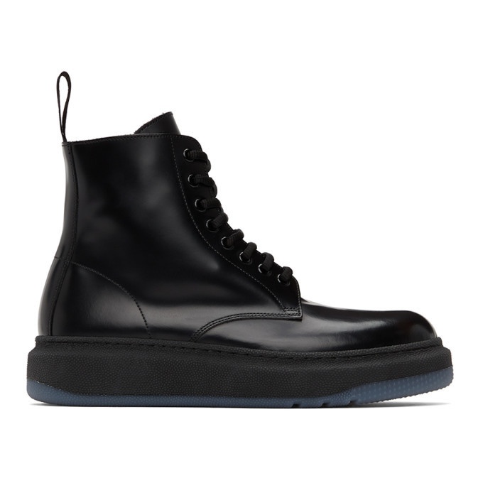 Photo: Paul Smith Black Renzo Lace-Up Boots