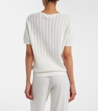 Lisa Yang Suyin pointelle cotton and cashmere sweater