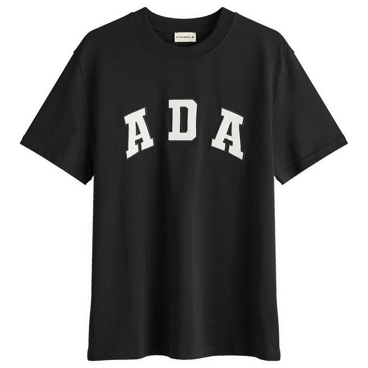 国内発送【ADANOLA】Lightweight Rib Layered Tee Adanola Women's Lightweight Rib Layer T-Shirt in White Adanola