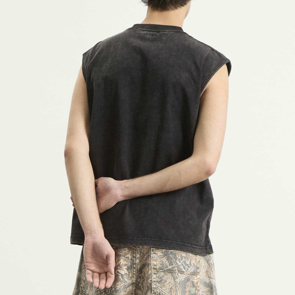 Heresy Men's Green Man Vest in Ash
