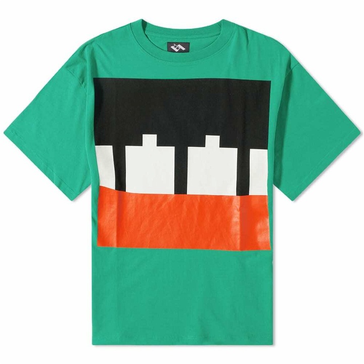 Photo: The Trilogy Tapes Men's Block T-Shirt in Green