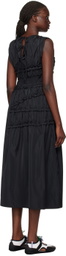 Cecilie Bahnsen Black Utopia Maxi Dress