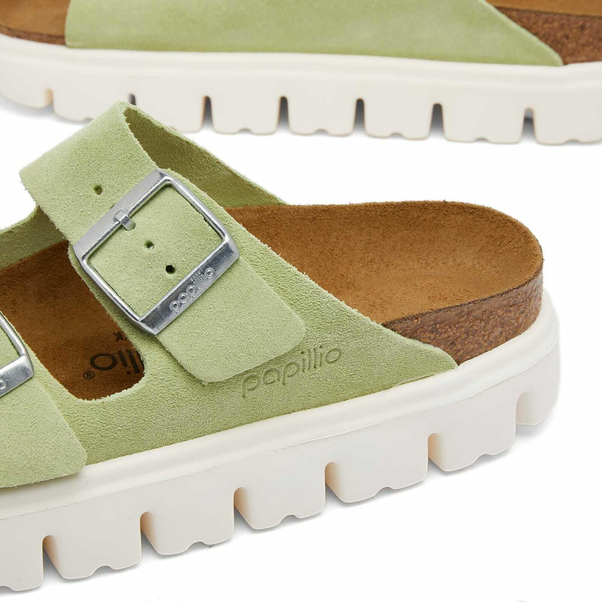 BIRKENSTOCK 860133DHABANA 関税送料込 Birkenstock Women's Arizona Chunky in Faded Lime Birkenstock