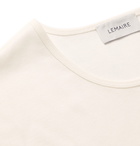 Lemaire - Ribbed Cotton-Jersey T-Shirt - White