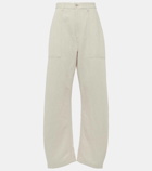 Loewe Balloon cotton and linen wide-leg pants