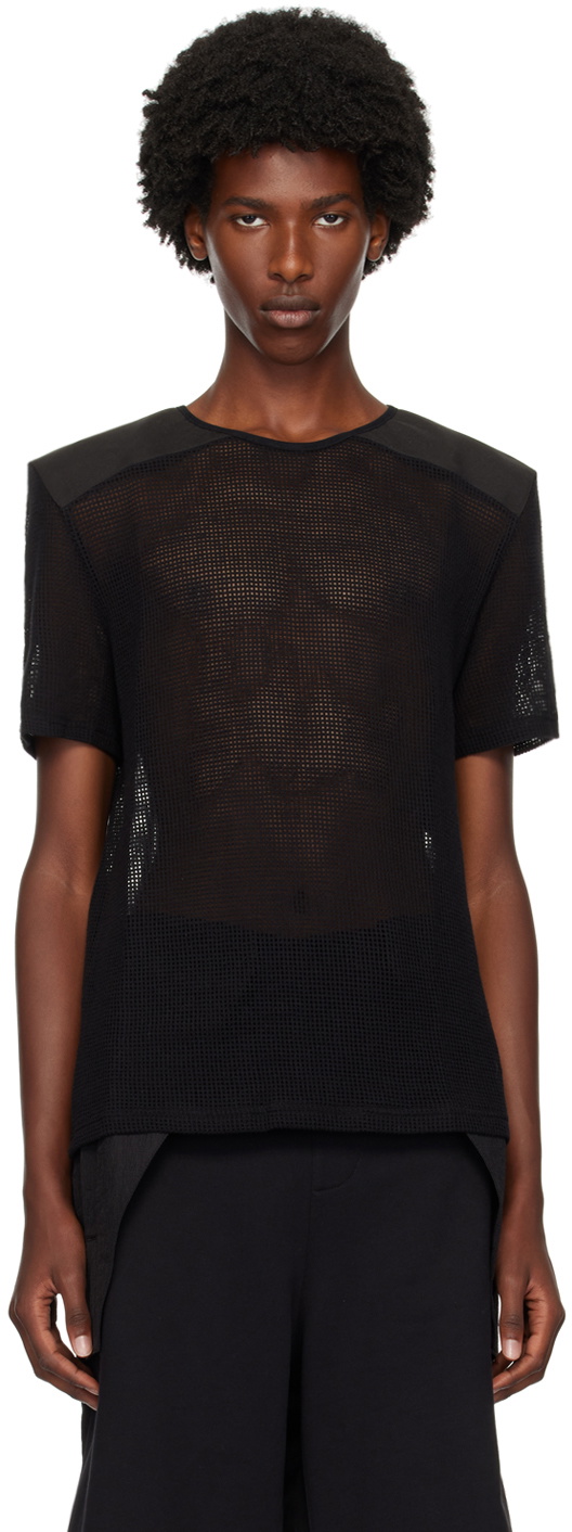 Olly Shinder Black Net T-Shirt