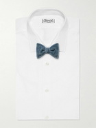 Mr P. - Pre-Tied Cotton-Velvet Bow Tie