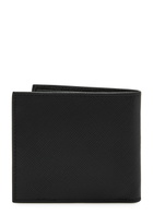 Polo Ralph Lauren Logo Saffiano Leather Wallet - Black - One Size