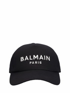 BALMAIN Logo Cotton Baseball Cap