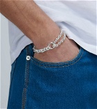 All Blues - Double sterling silver bracelet