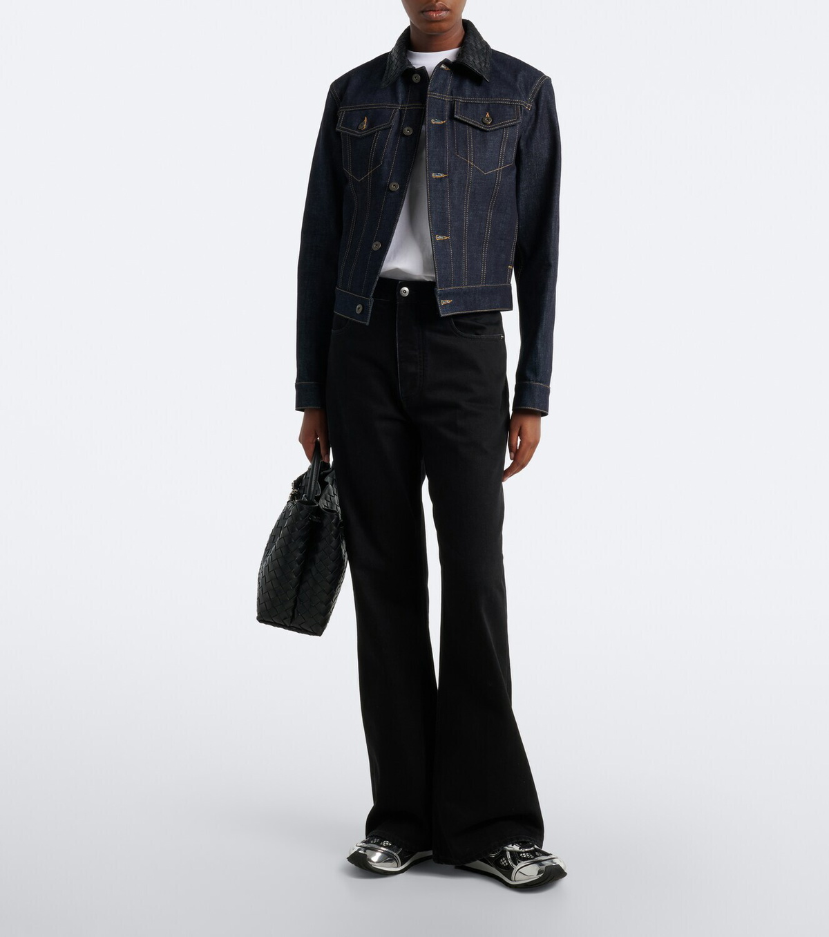 Bottega Veneta Orbit metallic sneakers