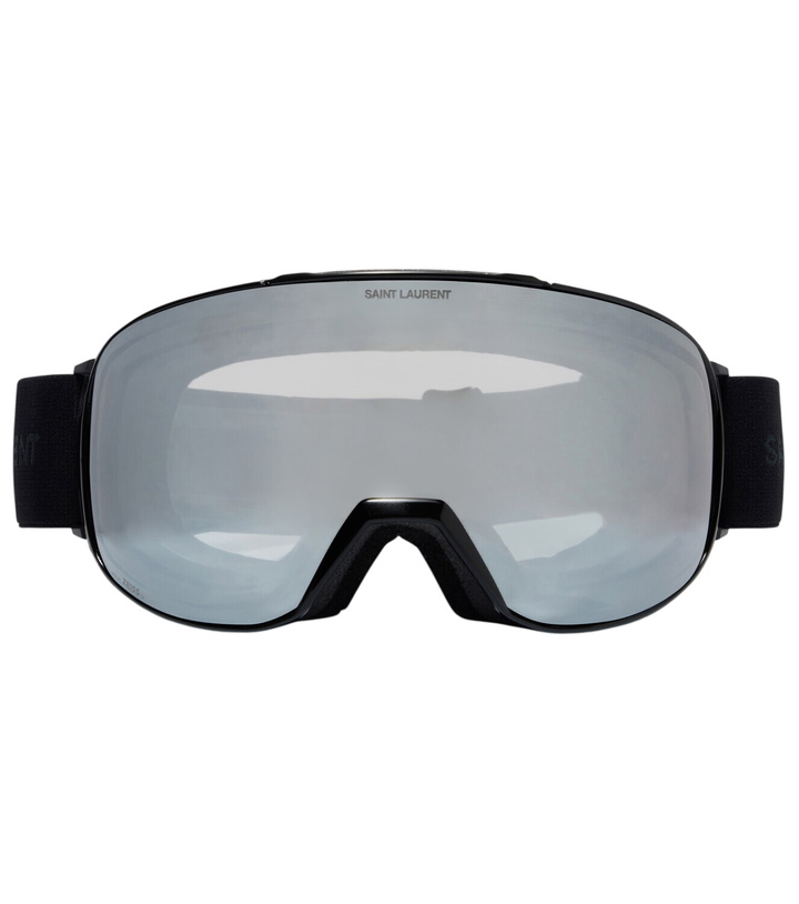 Photo: Saint Laurent Logo ski goggles