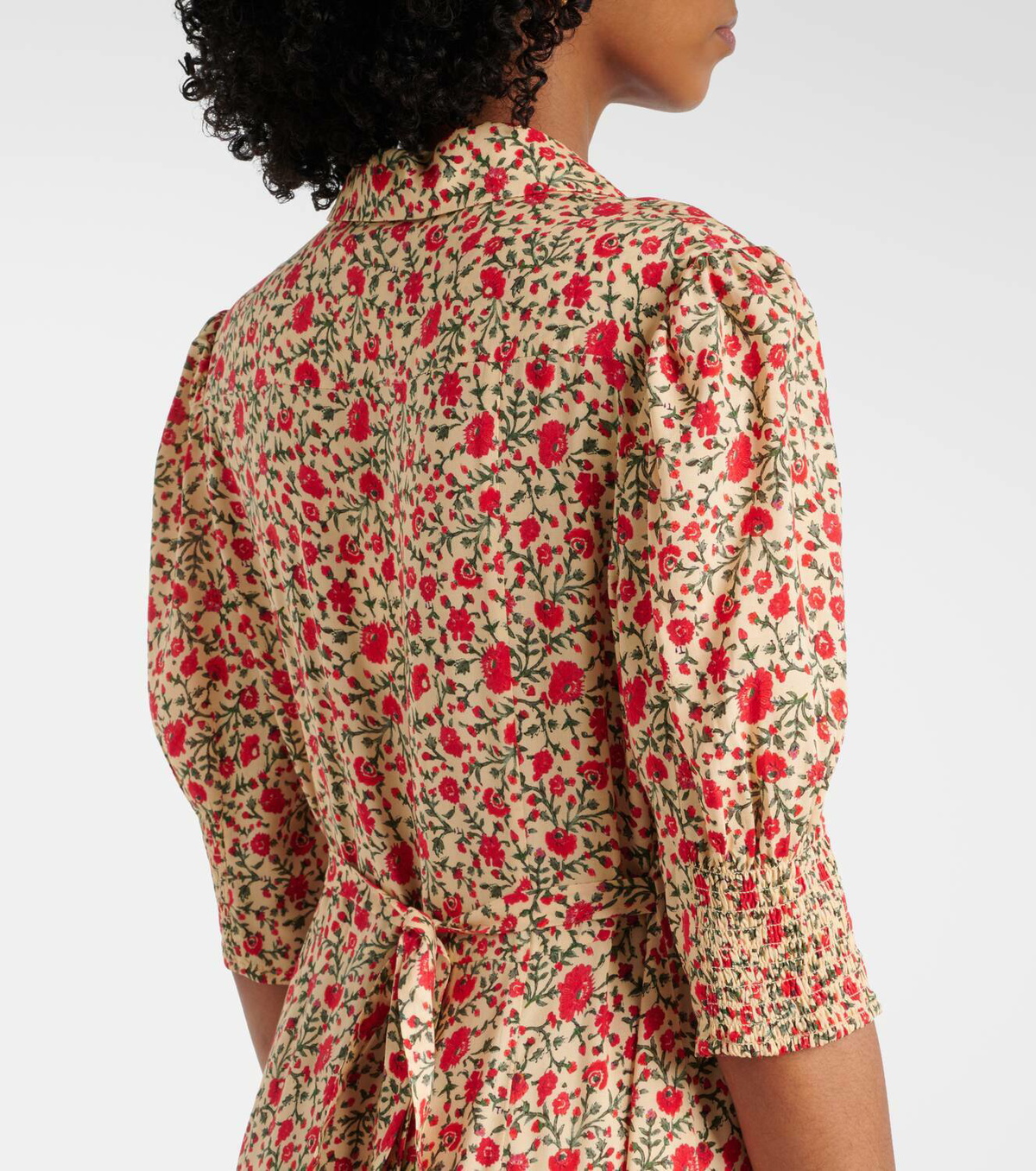 Rixo Bloom floral midi dress