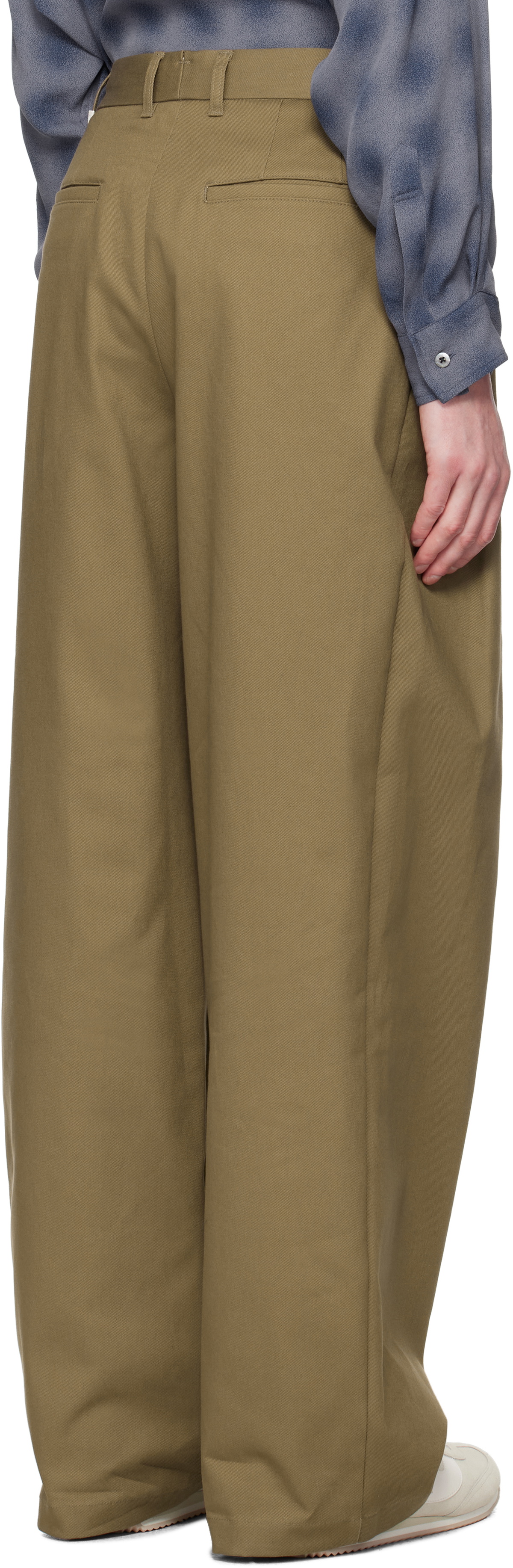 System SSENSE Exclusive Brown Twill Trousers