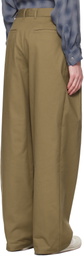 System SSENSE Exclusive Brown Twill Trousers