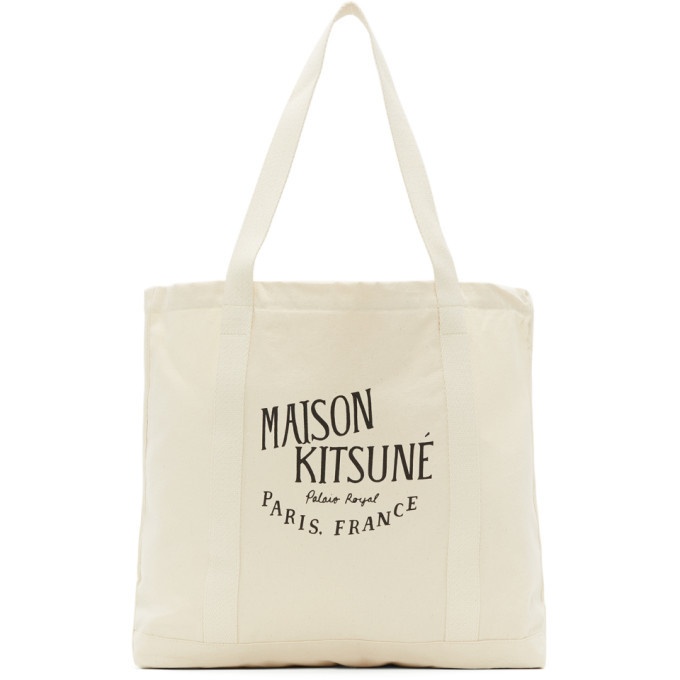Photo: Maison Kitsune Off-White Palais Royal Shopping Tote