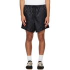 Fear of God ESSENTIALS Black Checkered Gym Shorts