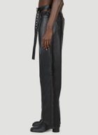 Y/Project - Y-Buckle Belt Pants in Black