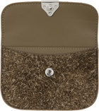 LEMAIRE Brown Soft Tab Card Holder