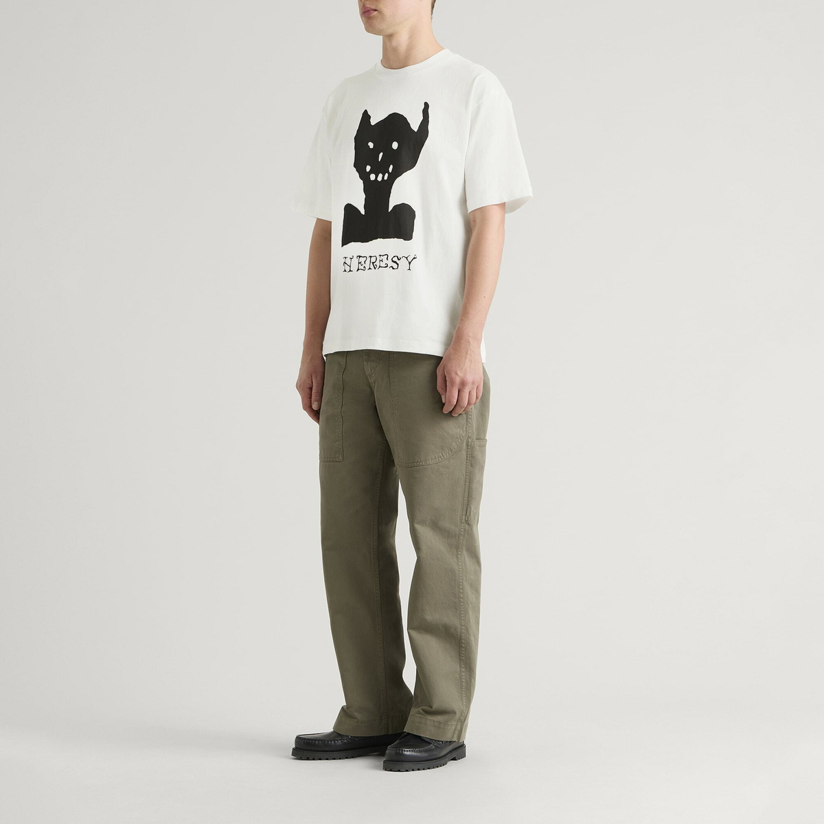 Heresy Men's Gob T-Shirt in Ecru