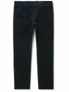 NN07 - Theo 1322 Straight-Leg Organic Cotton-Blend Corduroy Trousers - Blue
