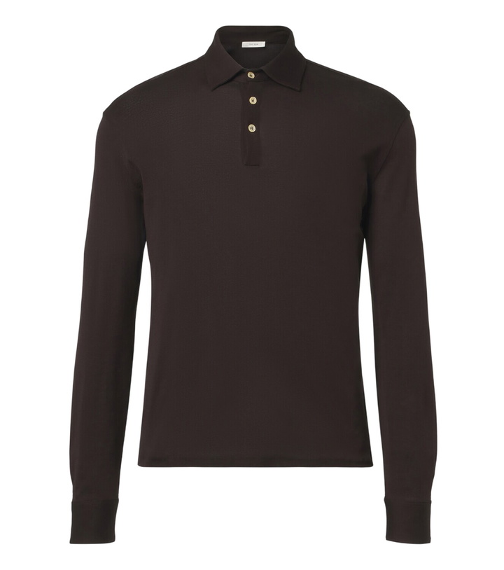 Photo: The Row Reyes cotton jersey polo shirt