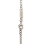 Maison Margiela - Sterling Silver and Gold-Tone I.D. Necklace - Silver