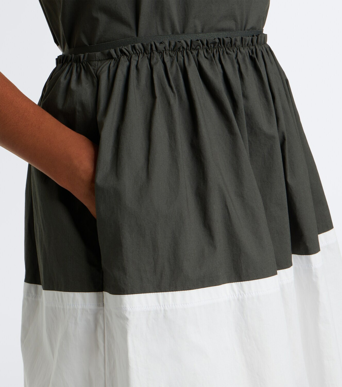 Proenza Schouler White Label Nyla cotton poplin midi skirt