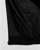 Pleasures Smoke Knitted Varsity Jacket Black/White - Mens - Bomber Jackets/College Jackets