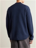 Guest In Residence - Cashmere Half-Zip Sweater - Blue