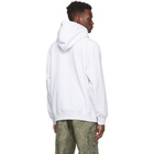 Stussy Grey Embroidered Flight Hoodie