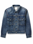 Visvim - Social Sculpture 101 Paint-Splattered Denim Jacket - Blue