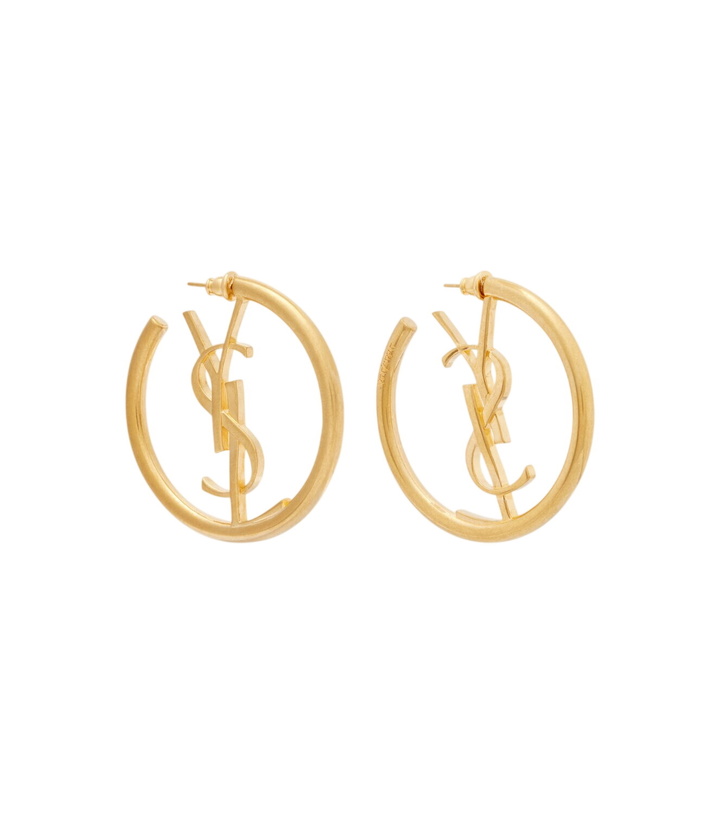 Photo: Saint Laurent Cassandre hoop earrings
