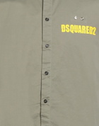 Dsquared2 Mens Shirt Military in Green