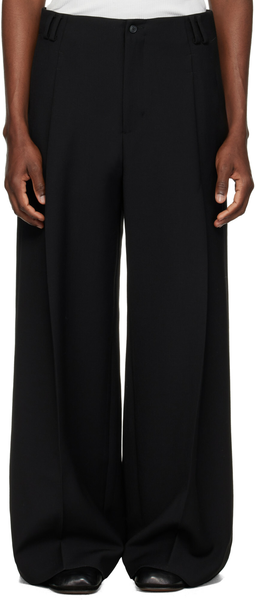 Entire Studios Black Gill Trousers