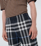Burberry Checked cotton shorts