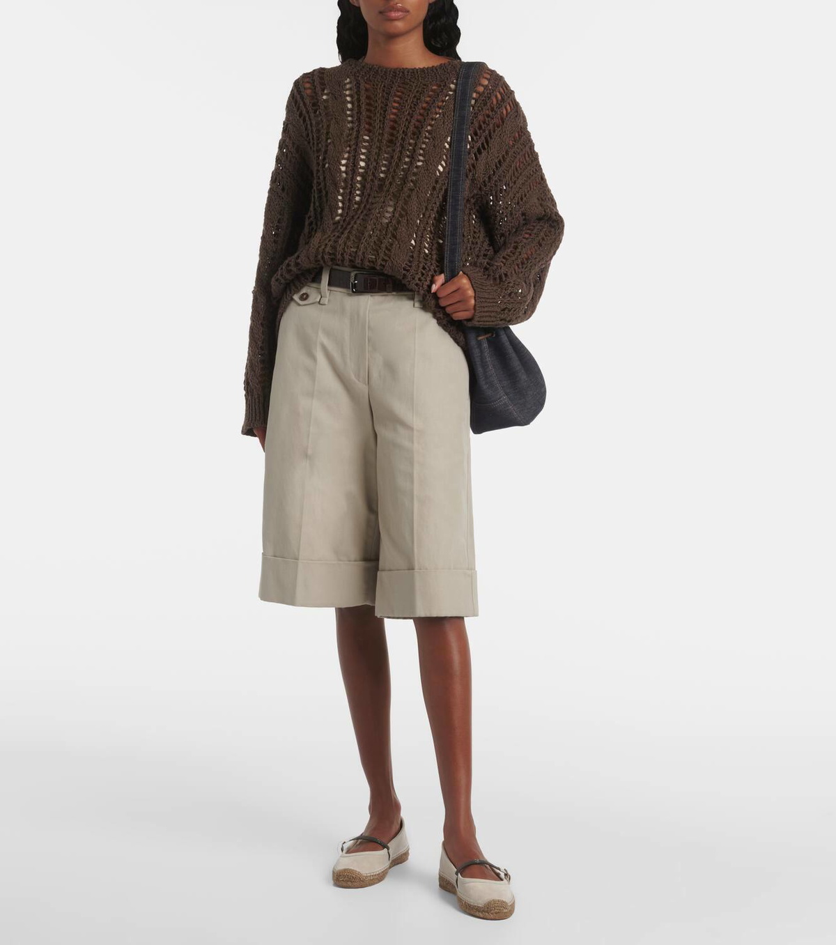Brunello Cucinelli Monili suede espadrilles