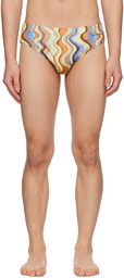 Jacquemus Multicolor Le Raphia 'Le Slip De Bain' Swim Briefs