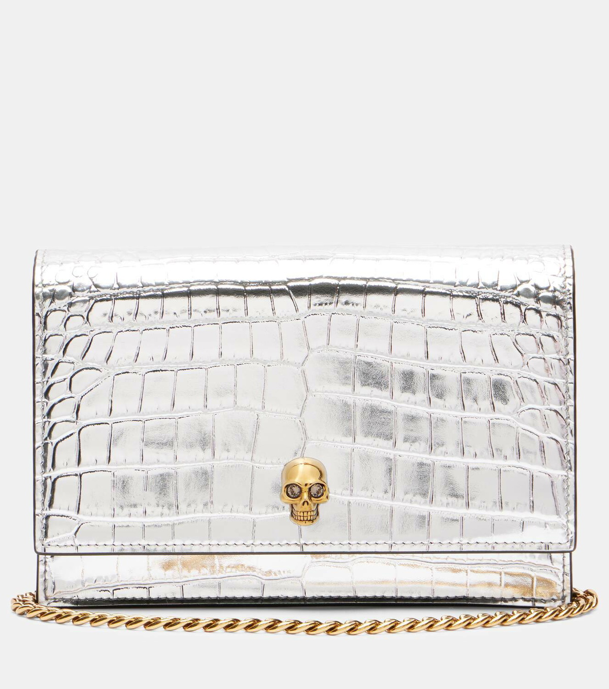 McQueen Skull Small leather crossbody bag