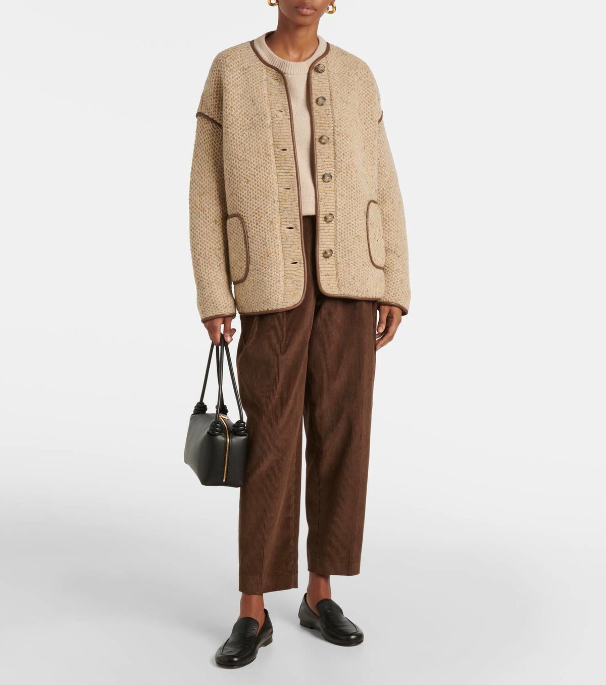 Altuzarra Medrano knitted wool-blend jacket Altuzarra