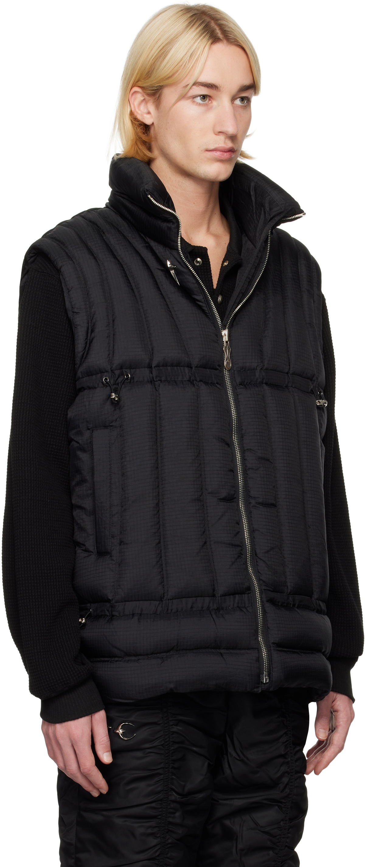 Thug Club Black War Life Down Vest