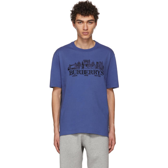 Photo: Burberry Blue Skyline T-Shirt
