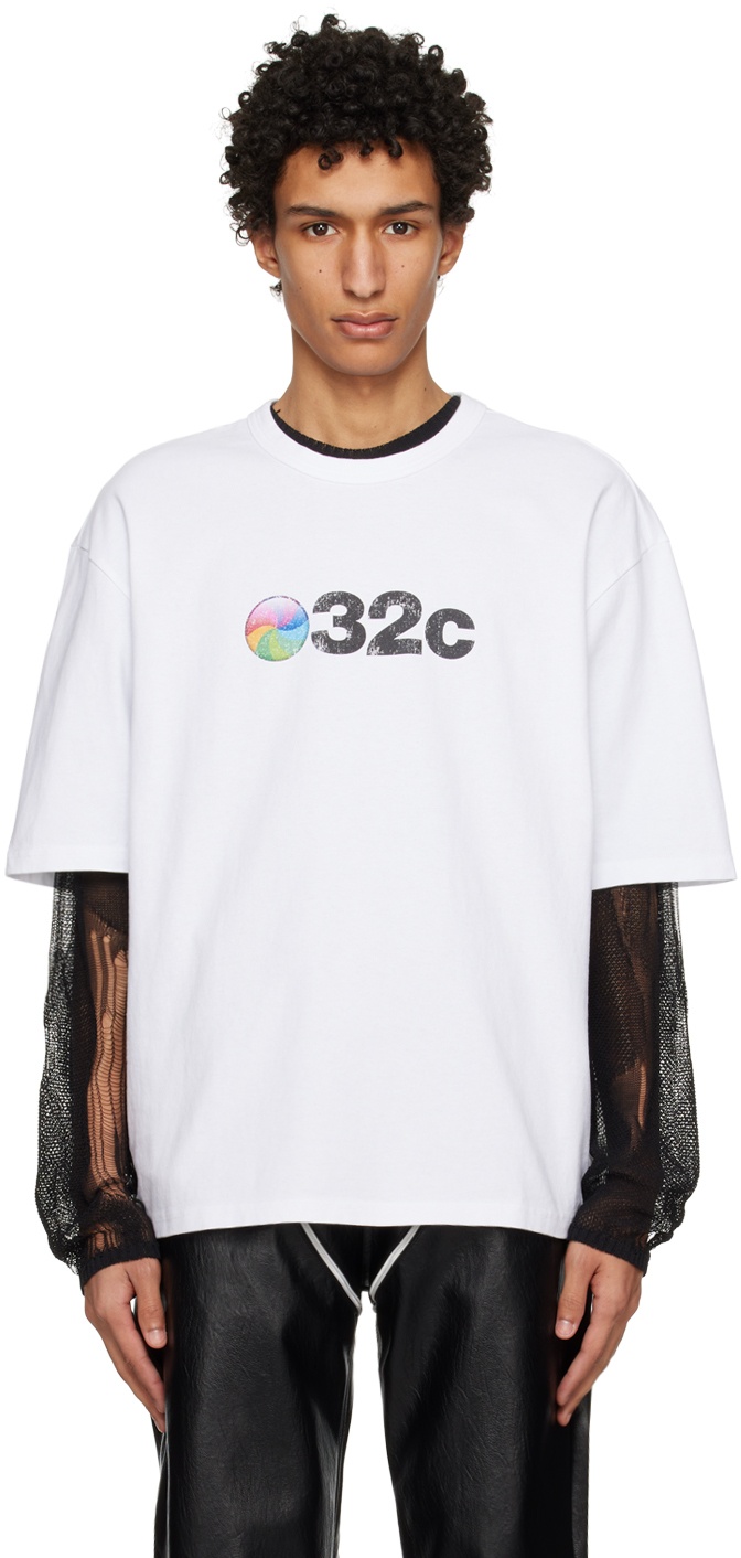 Photo: 032c White Printed T-Shirt